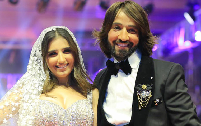 هاني البحيري يبتكر أغلى فستان زفاف في العالم